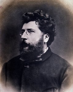Retrato del compositor inglés Georges Bizet
