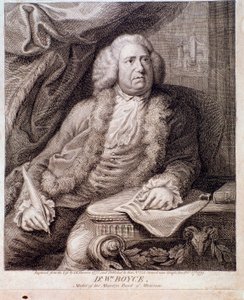 Retrato del compositor inglés William Boyce de Anonymous Anonymous