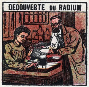 Radio: descubierto por Pierre (1859-1906) y Marie Curie (1867-1934) en 1898 de Anonymous Anonymous
