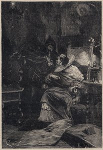 Rodrigo Borgia y Ascanio Maria Sforza Visconti (1455-1505) - grabado de 