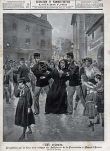 Separación de la iglesia y el estado - Expulsión de monjas de sus escuelas por la ley en Humont (Lozere) - portada de 