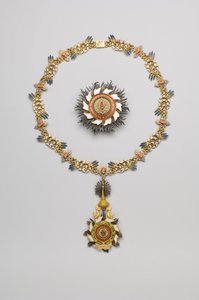 Tailandia - Orden de la Casa Real de Chakri: placa, collar y colgante - principios del siglo XX de Anonymous Anonymous