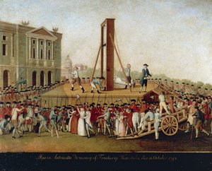 La ejecución de María Antonieta el 16 de octubre