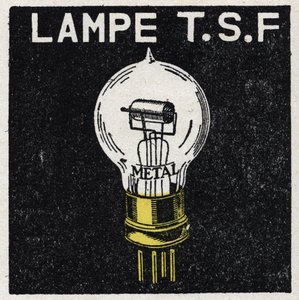 El T.S.F.: lámpara T.S.F. Ilustración anónima de 1925. Colección privada.