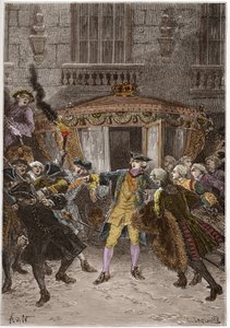 El ataque de Damiens (enero 1757) de Anonymous Anonymous