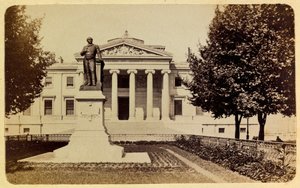 La ciudad de Marsella y sus alrededores alrededor de 1885-1890: el palacio de justicia, Colección privada