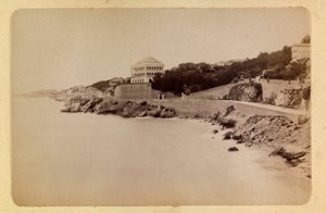 La ciudad de Marsella y sus alrededores alrededor de 1885-1890: La ruta de la Corniche, colección privada de Anonymous Anonymous