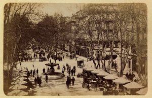 La ciudad de Marsella y sus alrededores alrededor de 1885-1890: El Paseo de las Flores, Cursos Saint Louis, Colección privada