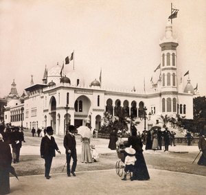 Exposición Universal de 1900 en París: El Palacio de Argelia - colección privada de Anonymous Anonymous