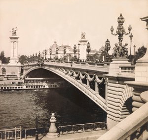 Exposición Universal de 1900 en París: El puente Alejandro III de Anonymous Anonymous