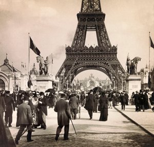 Exposición Universal de 1900 en París: Vista tomada en Champs de Mars - Colección privada de Anonymous Anonymous