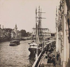 Exposición Universal de 1900 en París: Viejo París - colección privada de Anonymous Anonymous