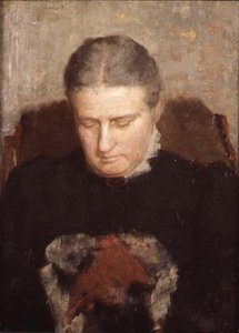 Mujer cosiendo