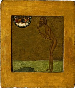 Basilio el Bendito, finales del siglo XVI de Anonymous Russian icon painter