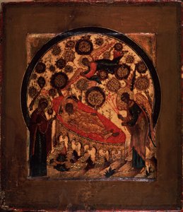 Cristo el Ojo que Nunca Duerme, siglo XVI de Anonymous Russian icon painter