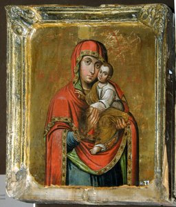 Icono de la Madre de Dios de Kiev-Bratskaya, siglo XVIII de Anonymous Russian icon painter