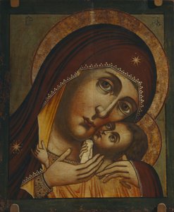Nuestra Señora de Korsun Korsunskaya, siglo XVII de Anonymous Russian icon painter