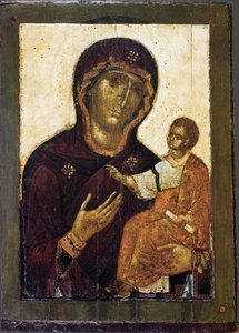 La Virgen Hodegetria, siglo XII de Anonymous Russian icon painter