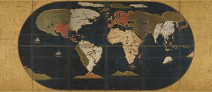 Mapa del mundo, siglo XVI de Anonymous master.