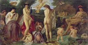Alemán: Das Urteil des Paris El Juicio de París de Anselm Feuerbach