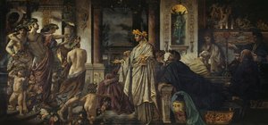 El Simposio Segunda Versión, ca 1871-1874 de Anselm Feuerbach