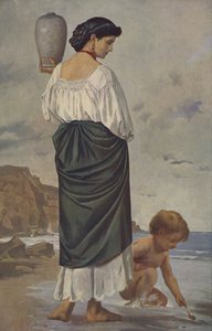Aguador (pintura al óleo) de Anselm Feuerbach