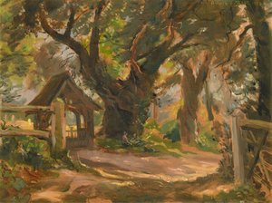 The Lych Gate, Wherstead Church (lugar de entierro de Cor y Emma Visser) de Anthea Durose
