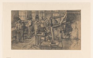 En la fábrica de plata de Anthon Gerhard Alexander van Rappard