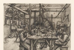 Taller en la fábrica de plata de Begeer de Anthon Gerhard Alexander van Rappard