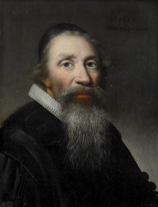 Retrato de un hombre, probablemente un clérigo de Anthonie Palamedesz (copy after)