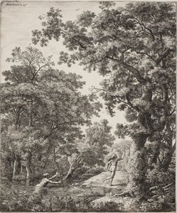 Paisaje con Alfeo y Aretusa de Anthonie Waterloo