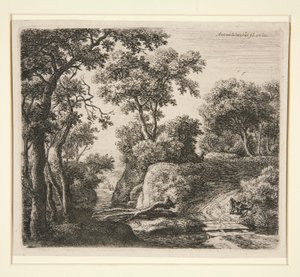 El puente de tablones de Anthonie Waterloo