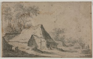 El pequeño caserío, segundo o tercer cuarto del siglo XVII de Anthonie Waterloo