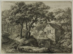 El molino del bosque de Anthonie Waterloo