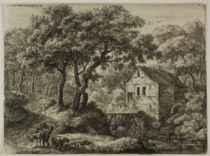 El molino del bosque de Anthonie Waterloo