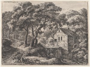 El molino en el bosque, siglo XVII