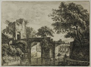 La ciudad en ruinas de Anthonie Waterloo