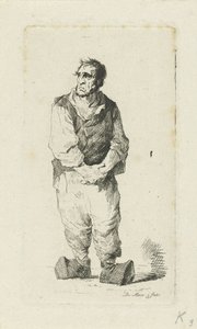 Hombre en zuecos de Anthonie Willem Hendrik Nolthenius de Man