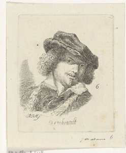 Retrato de Rembrandt de Anthonie Willem Hendrik Nolthenius de Man