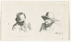 dos hombres con sombreros