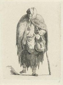 mujer en harapos