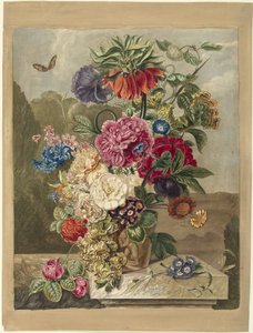 arreglo floral de Anthonie van den Bos