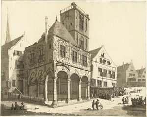 El antiguo ayuntamiento de Ámsterdam de Anthonie van den Bos