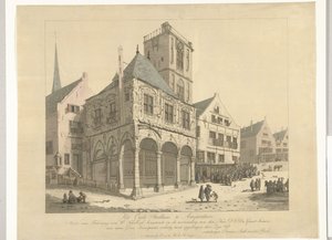 El Antiguo Ayuntamiento de Ámsterdam, 1641
El Antiguo Ayuntamiento de Ámsterdam (título en el objeto) de Anthonie van den Bos