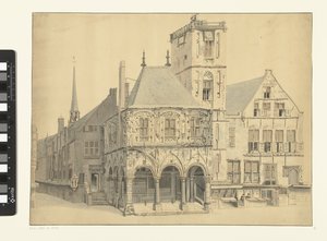 El antiguo ayuntamiento de Ámsterdam, 1641 de Anthonie van den Bos