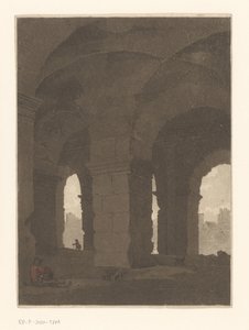 Bajo los arcos del Coliseo de Anthonie van den Bos