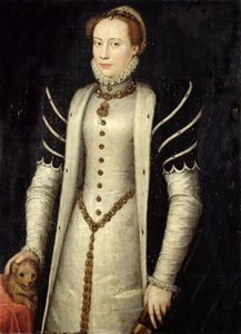Retrato de una noble con un cachorro, 1555