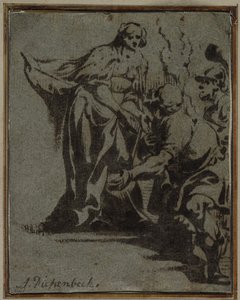 Una escena de la mitología clásica, 1600s de Anthonis Sallaert