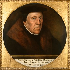 Jan van Scorel (1495-1562) 1560 (óleo sobre tabla) de Anthonis van Dashorst Mor