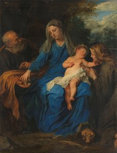 La Sagrada Familia con María Magdalena de Anthony van Dyck